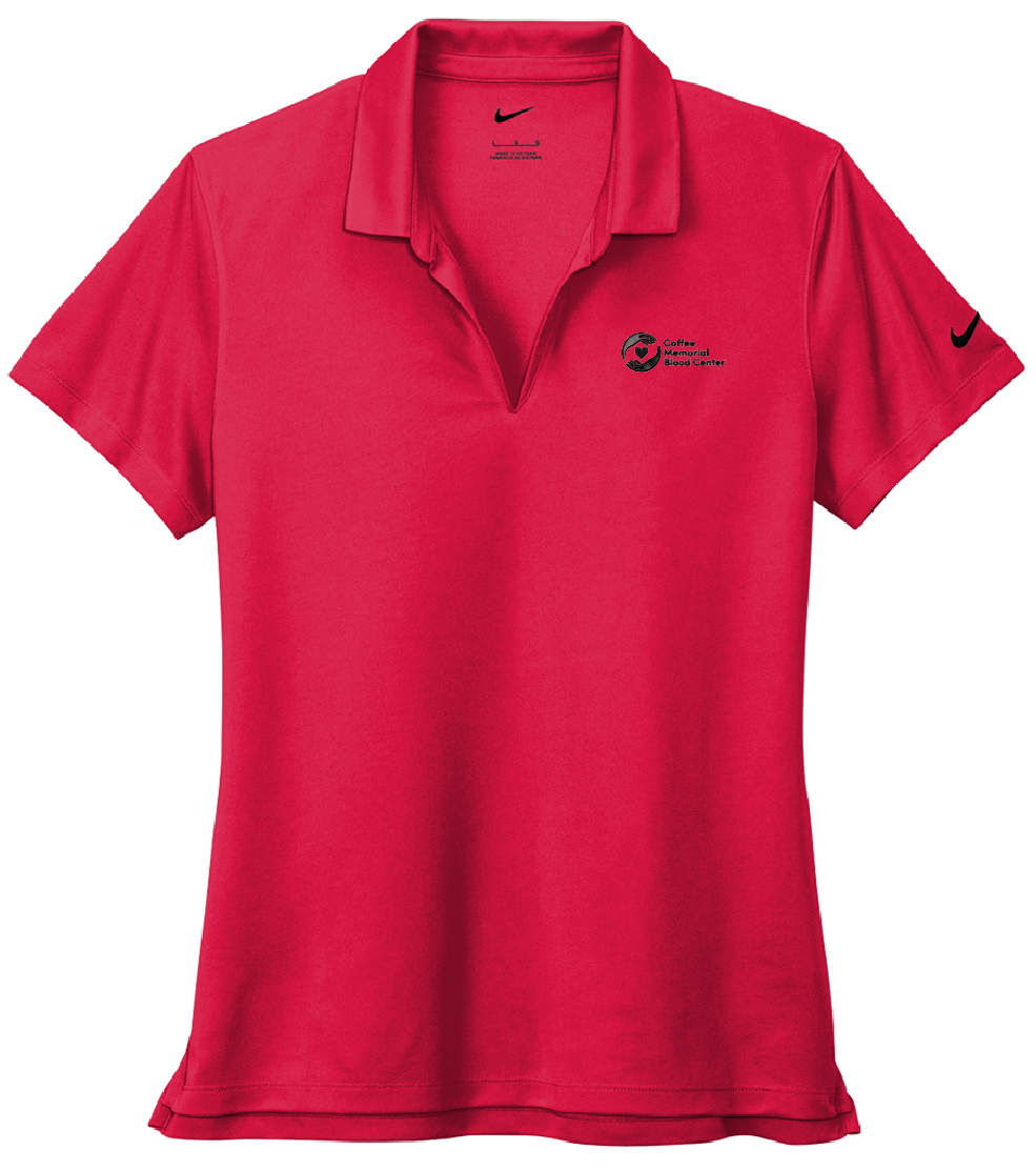 Coffee Nike Ladies Dri-FIT Micro Pique 2.0 Polo