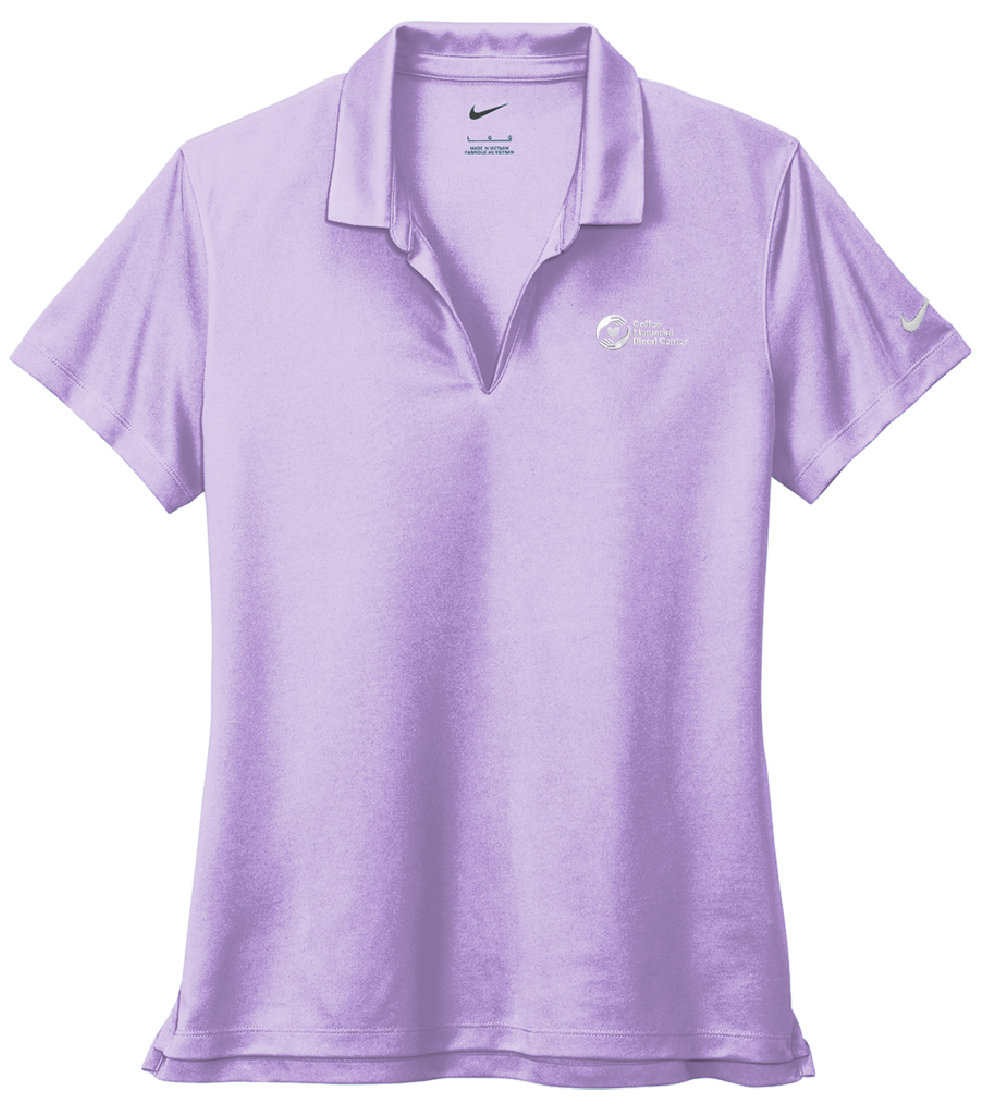 Coffee Nike Ladies Dri-FIT Micro Pique 2.0 Polo