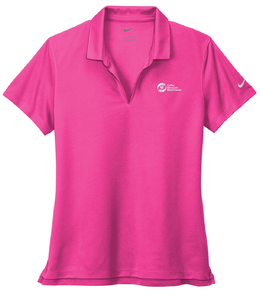 Coffee Nike Ladies Dri-FIT Micro Pique 2.0 Polo